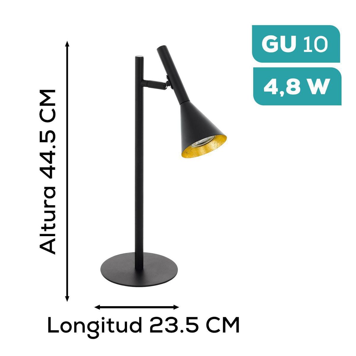 EGLO - Lámpara De Mesa Cortaderas 4.8W