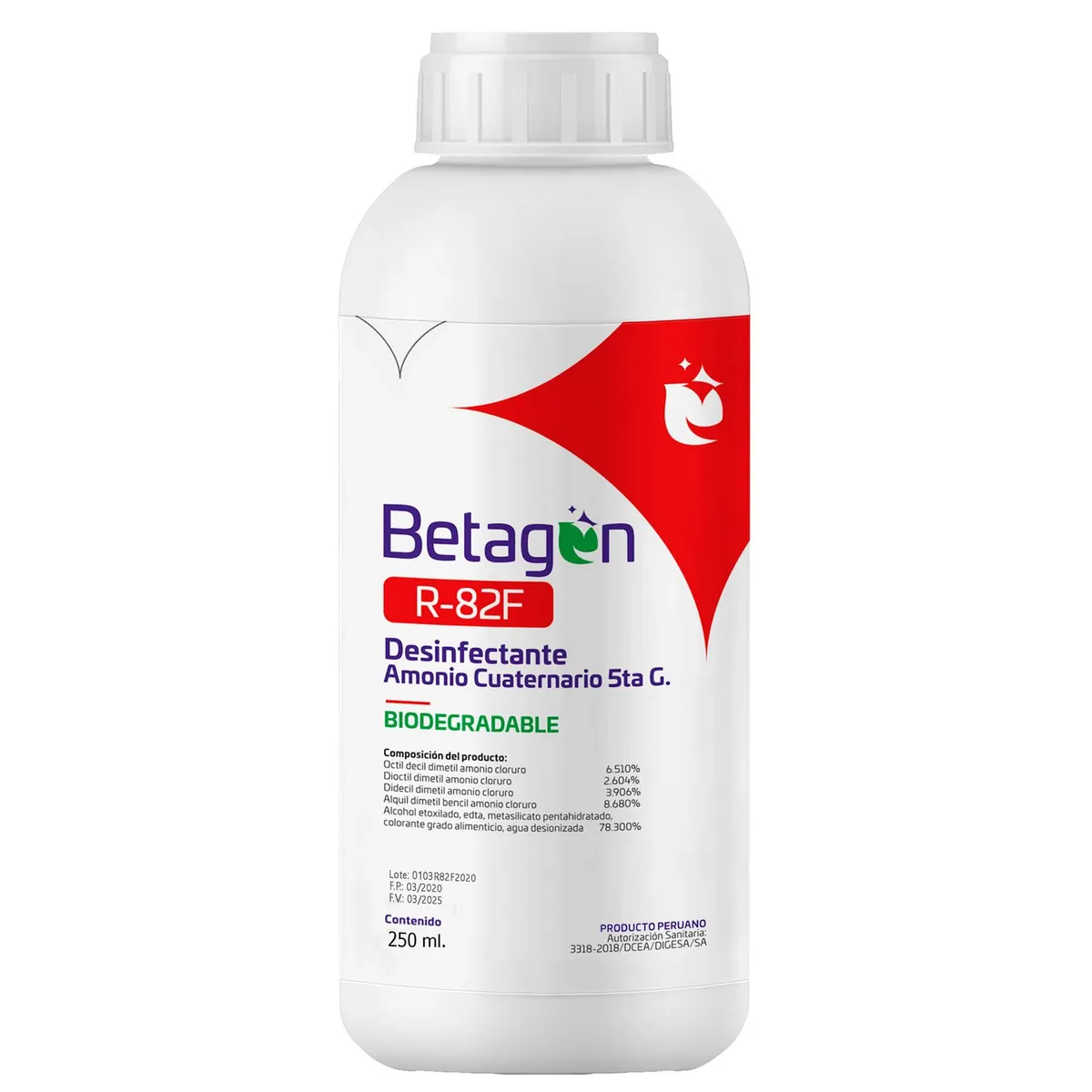 BETAGEN - Amonio Cuaternario Betagen R-82F 250 ml.