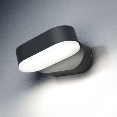 Aplique Exterior Led Mini Spot Gris Oscuro Luz Clida