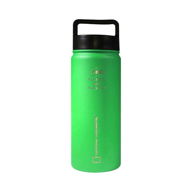 NATIONAL GEOGRAPHIC - Botella Metálica 500ml Verde