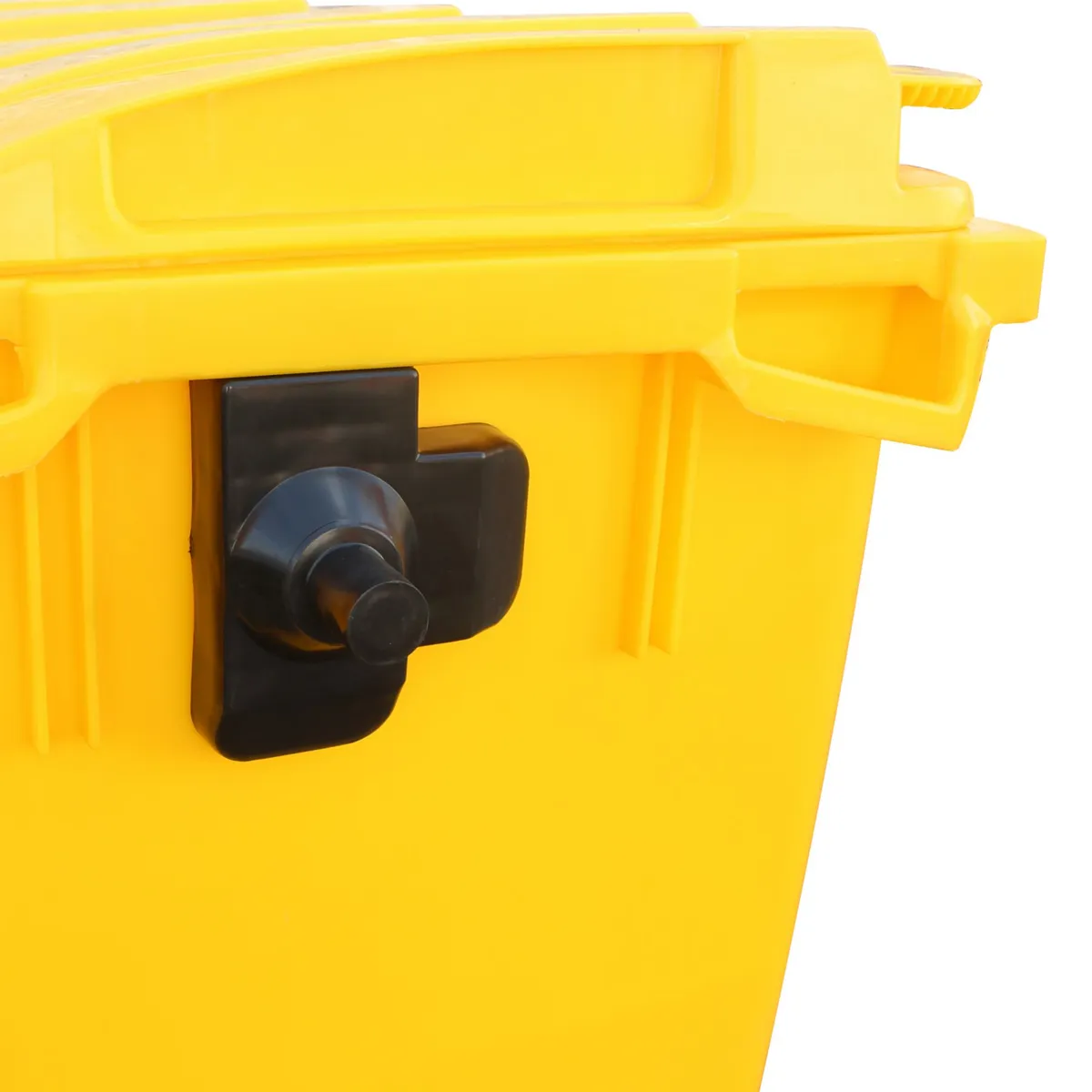 QRUBBER - Contenedor de Basura 1100 Lts. Amarillo