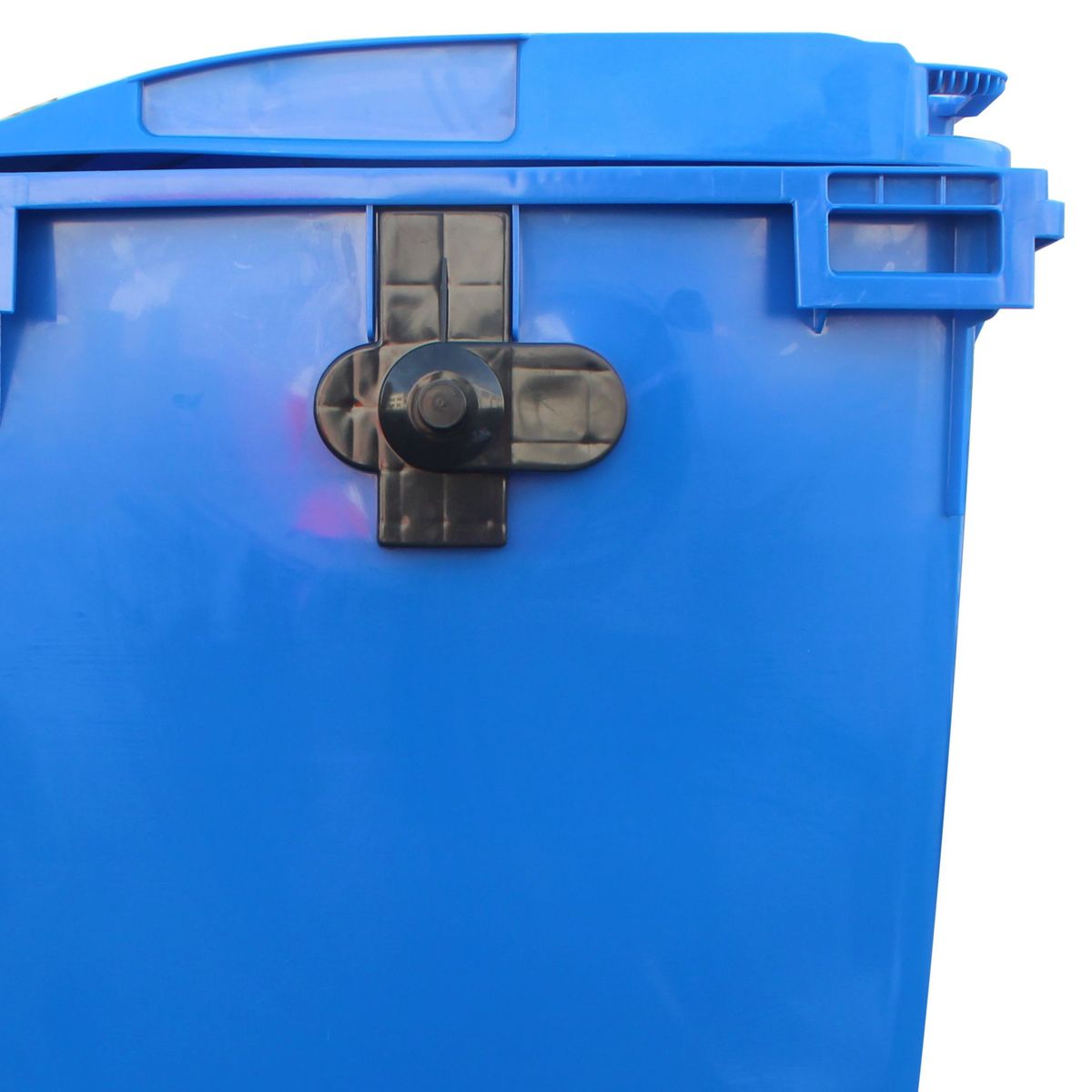 QRUBBER - Contenedor de Basura 1100 Lts. Azul
