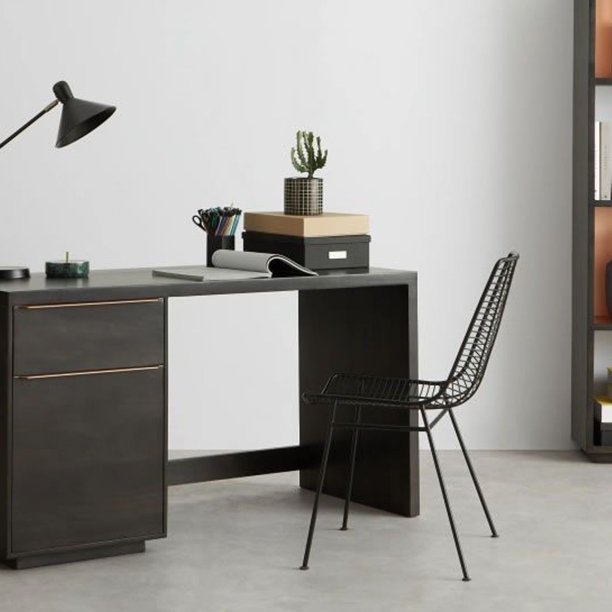 YOLODECORO - Escritorio Anderson Gris Oscuro