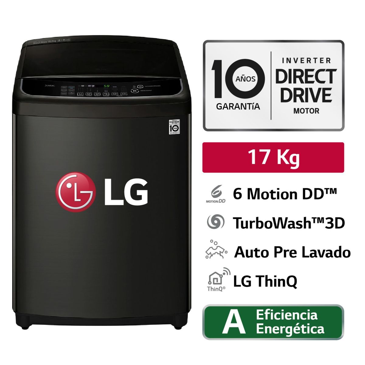 LG - Lavadora Lg WT16BS6H 16 Kg