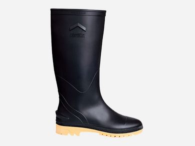 Bota de Seguridad de PVC Unisex Negra