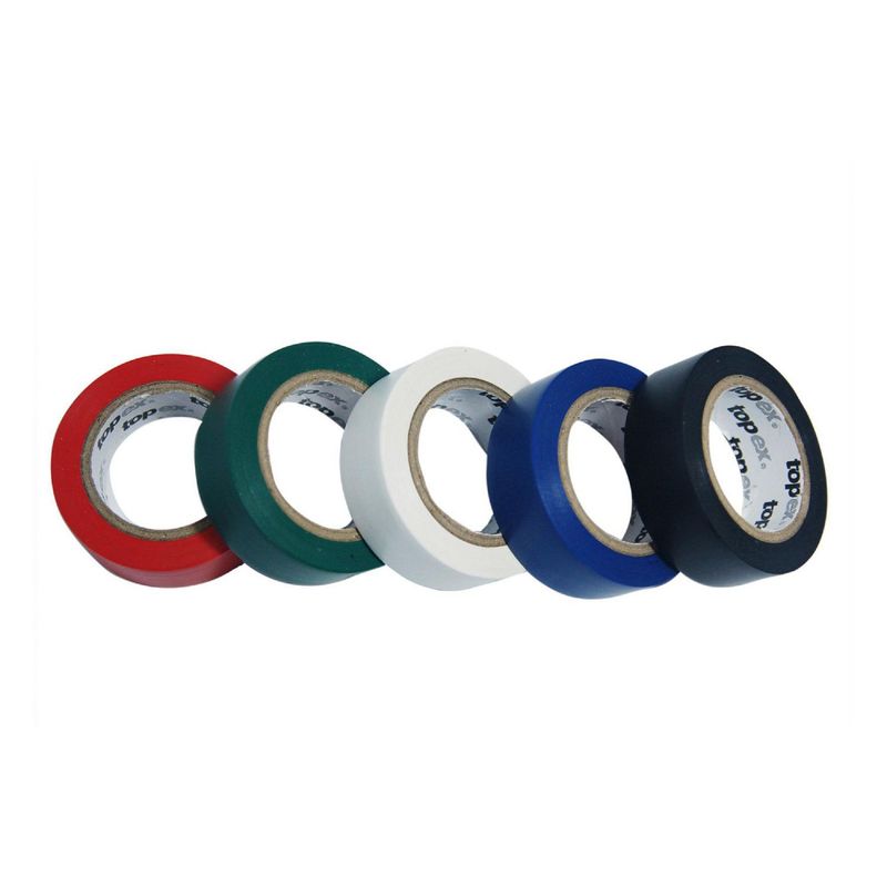TOPEX - Pack 5 Cinta Asilante 19mm 10 Metros