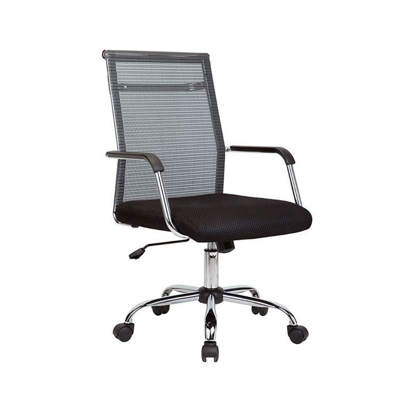 ZIYAZ - Silla Giratoria de Oficina Harvy Midback Negro