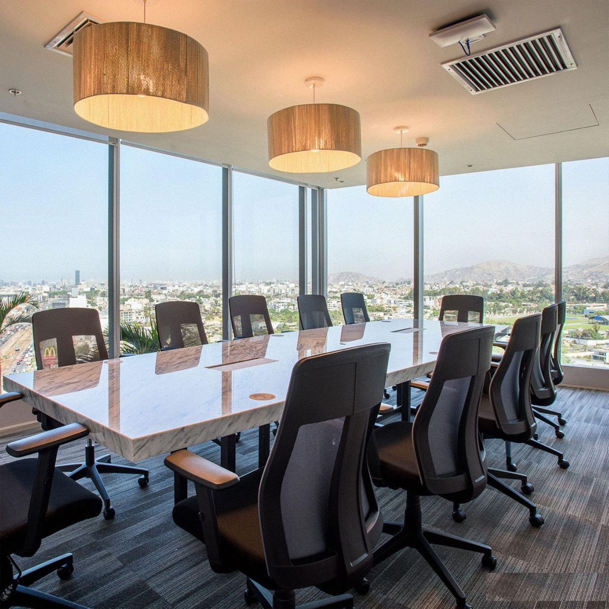 ZIYAZ - Silla Giratoria de Oficina Telma Negro/Gris