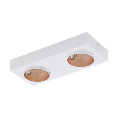 Luminaria Spot Eglo Ronzano LED 2x3.3w 680lm L350 B150 H55