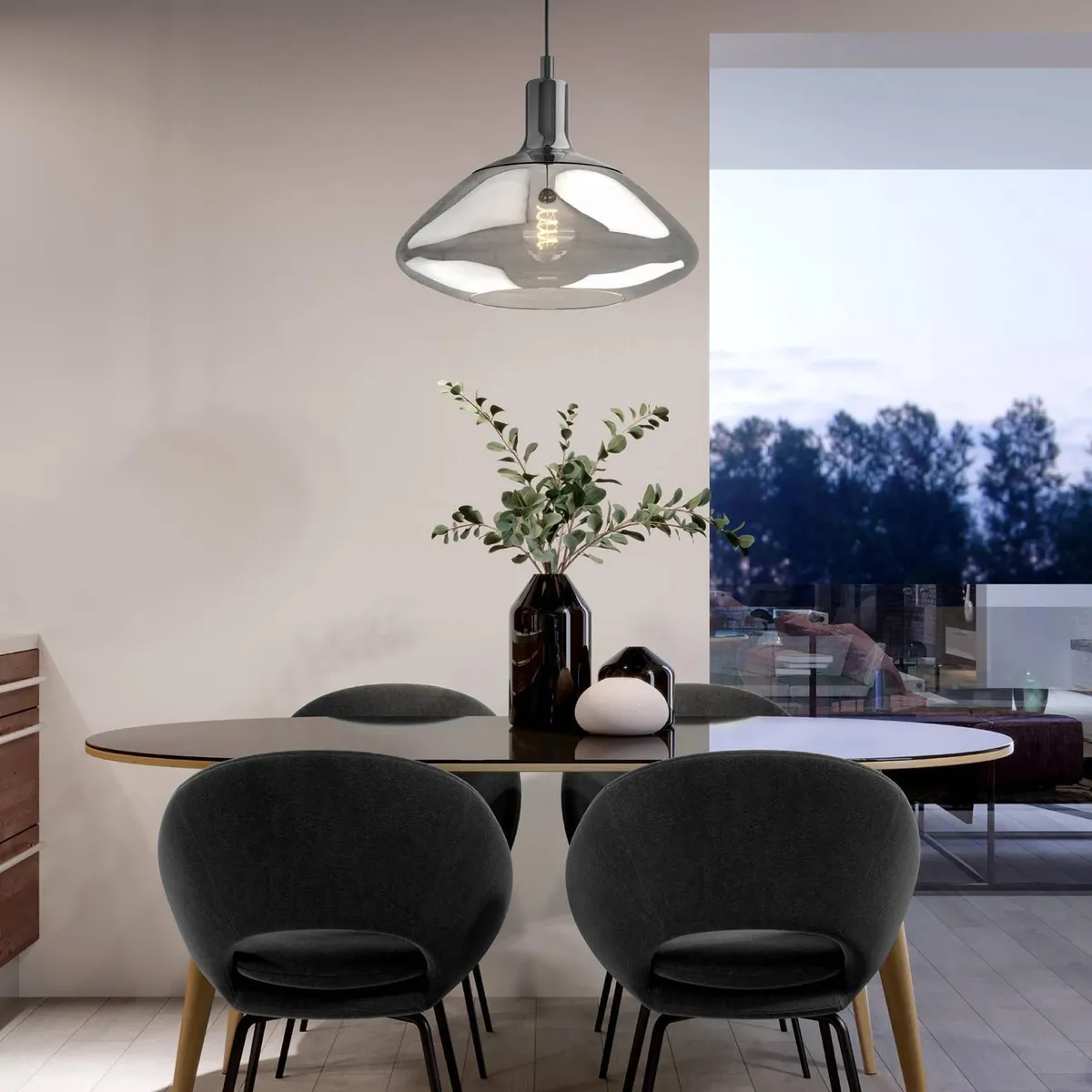 EGLO - Luminaria Colgante Eglo Torrontes E27 1x60w H1100 Ø345