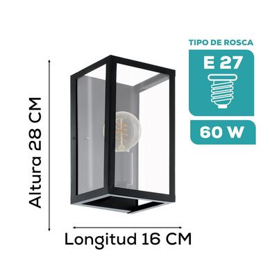 Lmpara Aplique EgloCharterhouse E27 1x60w