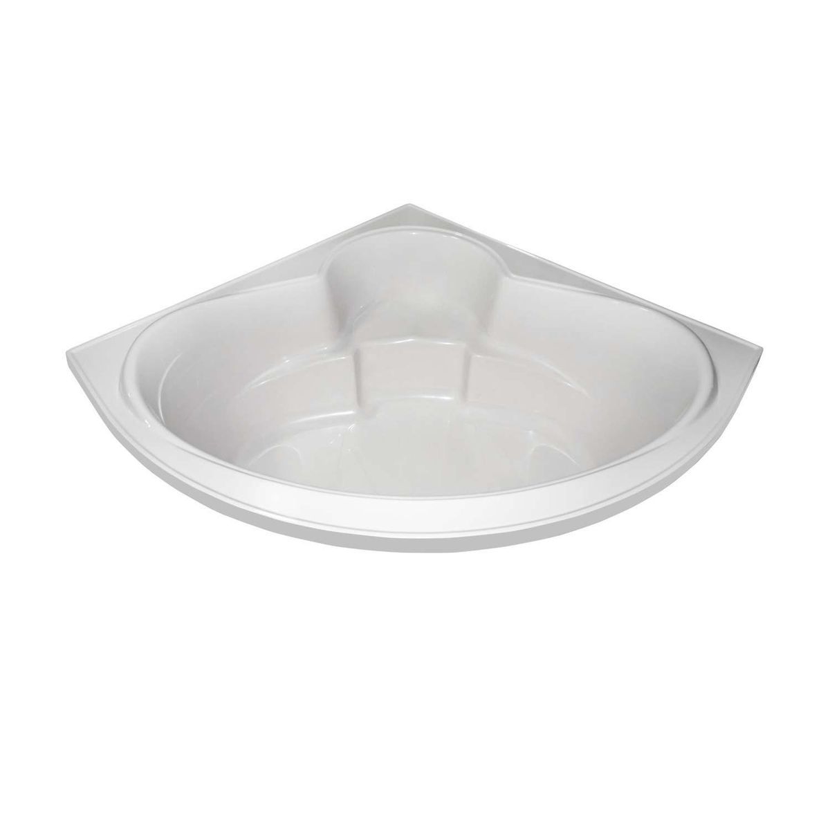 CUBA&SPA - Tina de Baño Esquinera Princess 150x150cm Blanca