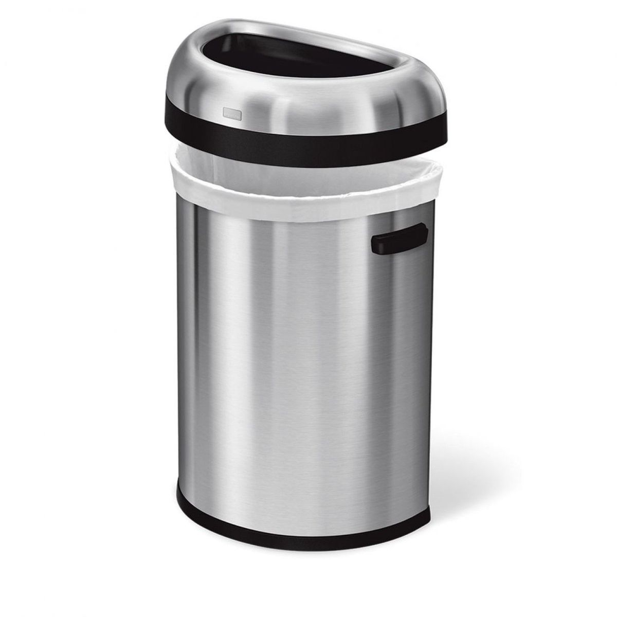 SIMPLE HUMAN - Papelera Semi Redonda 80L