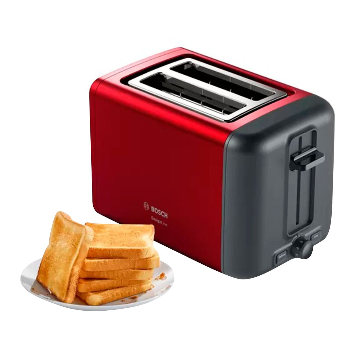 BOSCH -  2 Rebanadas Inox TAT3P420