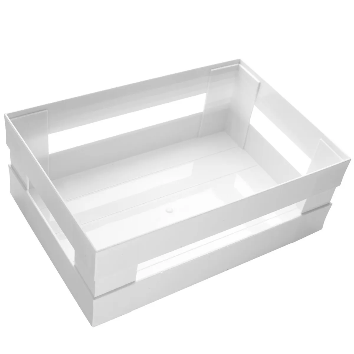 JUST HOME COLLECTION - Canasta Blanca 15.5x22.5x9cm