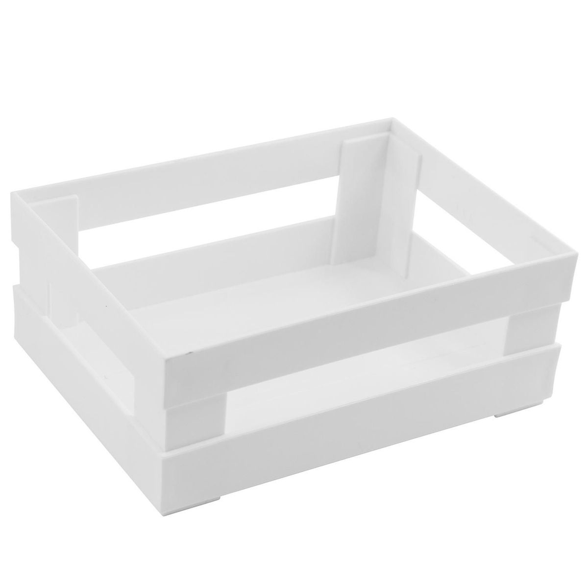 JUST HOME COLLECTION - Canasta Blanca 22.5x30.5x11.5cm