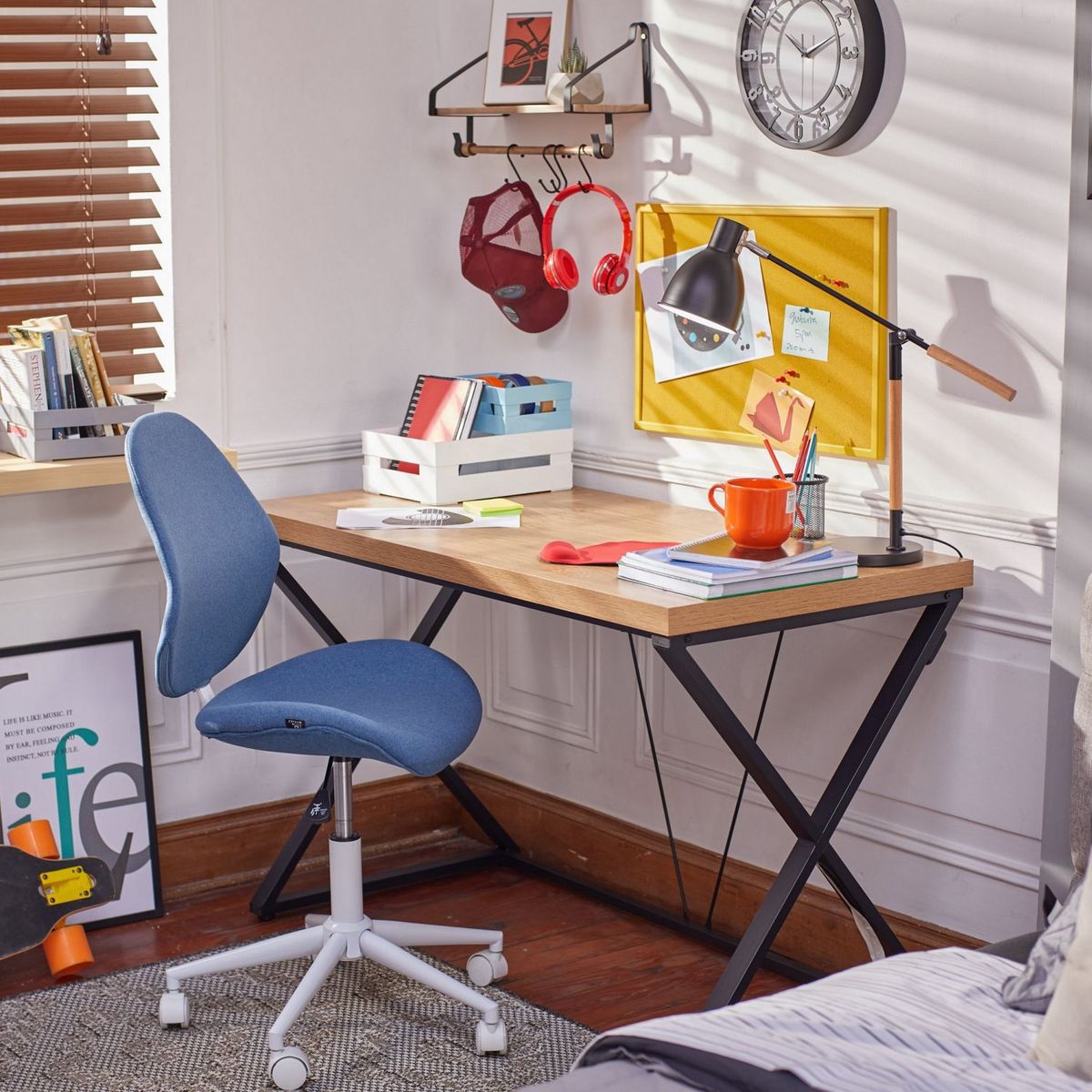 JUST HOME COLLECTION - Escritorio Café Madera Industrial