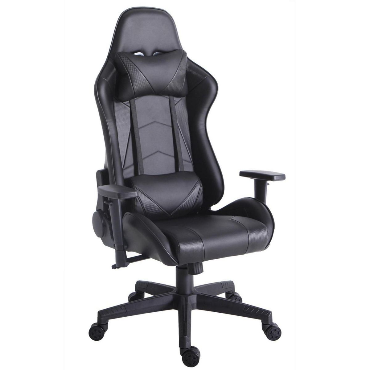 JUST HOME COLLECTION - Silla Gamer Cuerina Negro