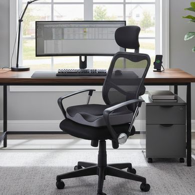 Cojin Ergon�mico Gris para Asiento 45x38cm