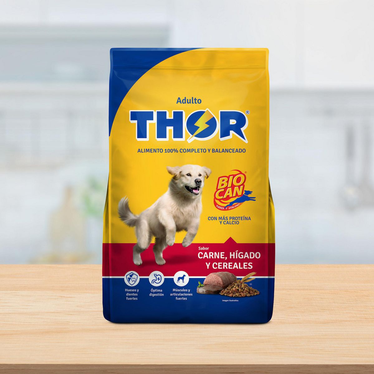 THOR - Thor para Perro Sabor Carne, Hígado y Cereales 10kg