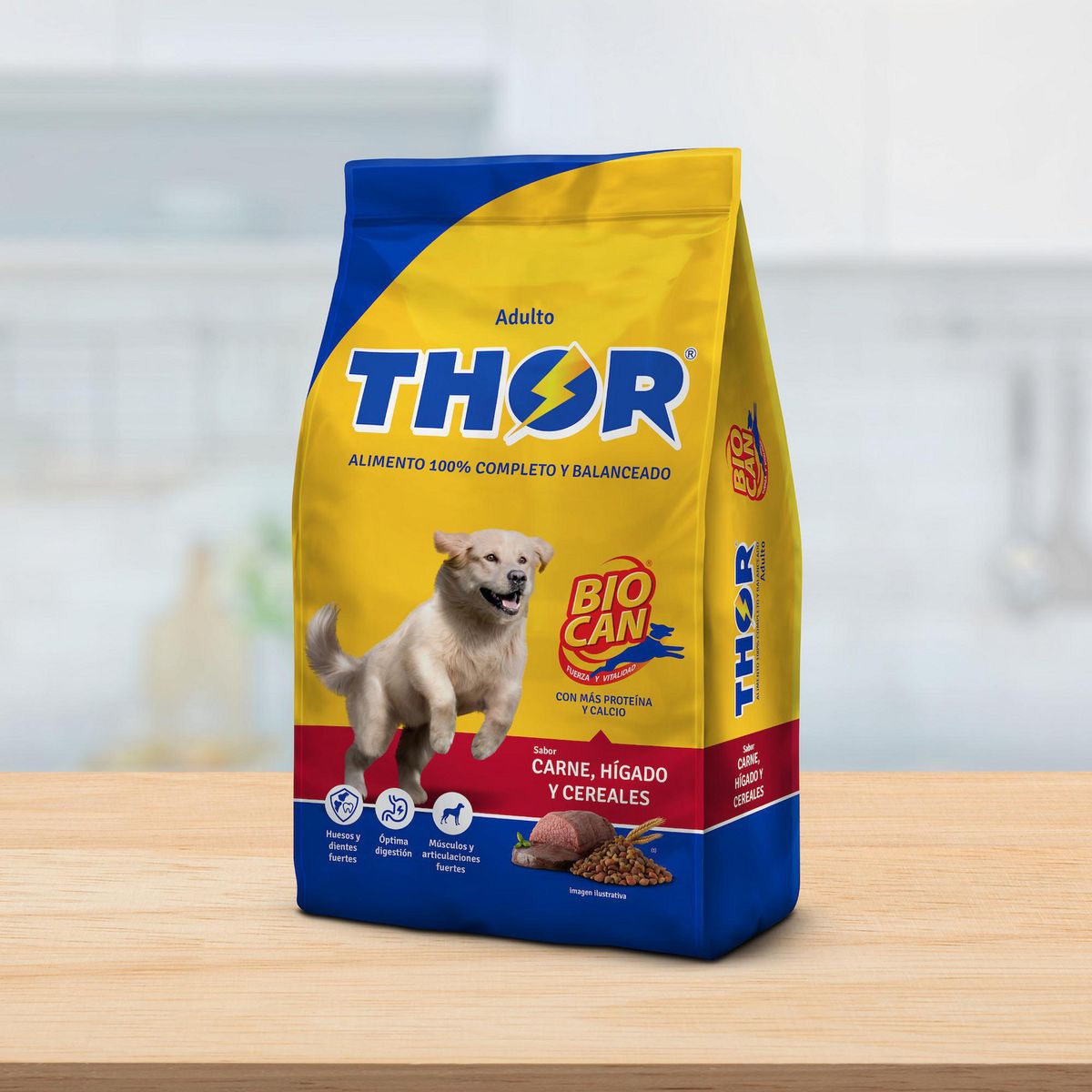 THOR - Thor para Perro Sabor Carne, Hígado y Cereales 10kg