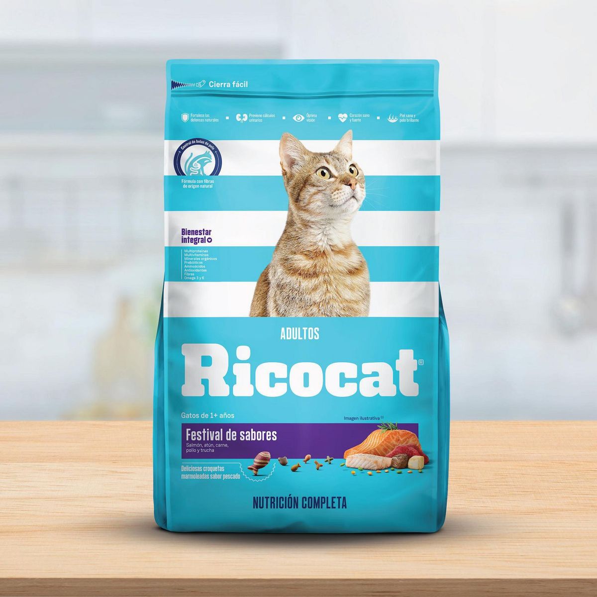 RICOCAT - Ricocat Adulto Festival de Sabores 9Kg