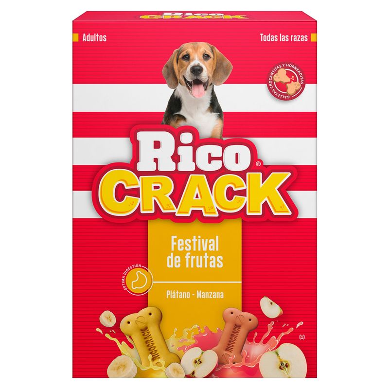 RICOCRACK - Ricocrack Adultos Galletas para Perros de Frutas 500gr