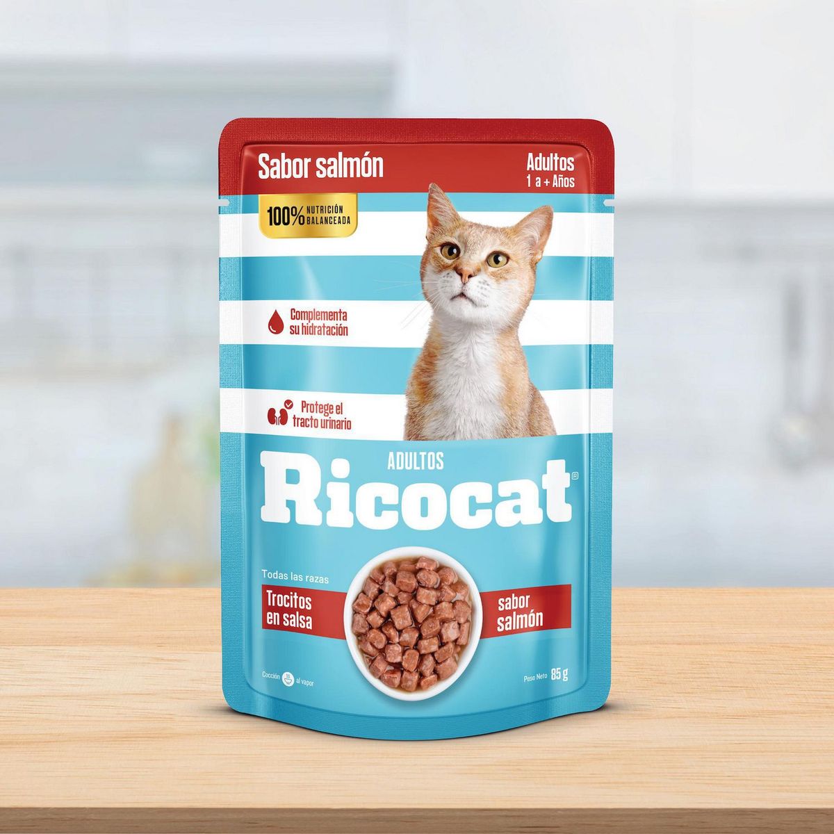 RICOCAT - Ricocat Sabor a Salmón 85g