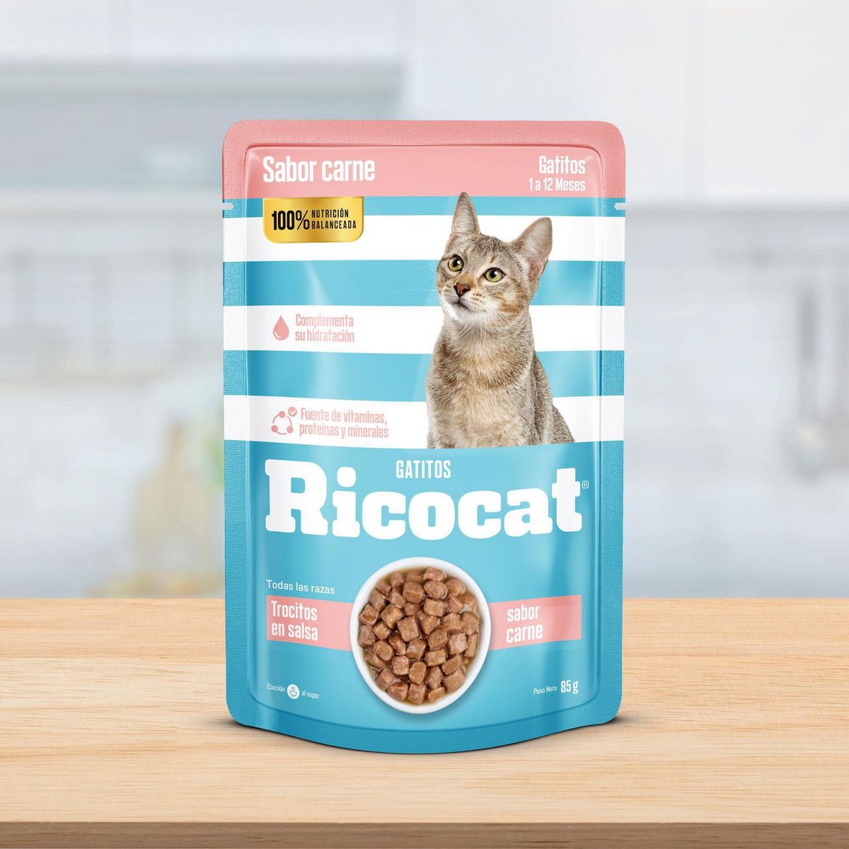 RICOCAT - Ricocat Sabor a Carne 85g