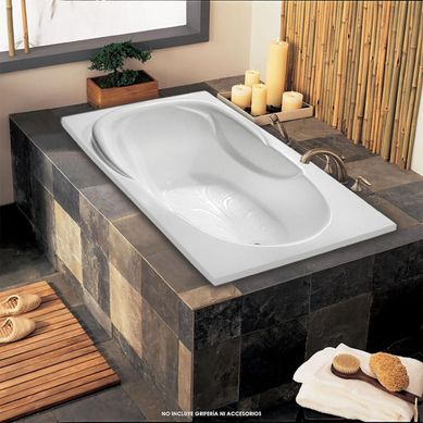Tina de Bao Rectangular Mini 110x76cm Blanca