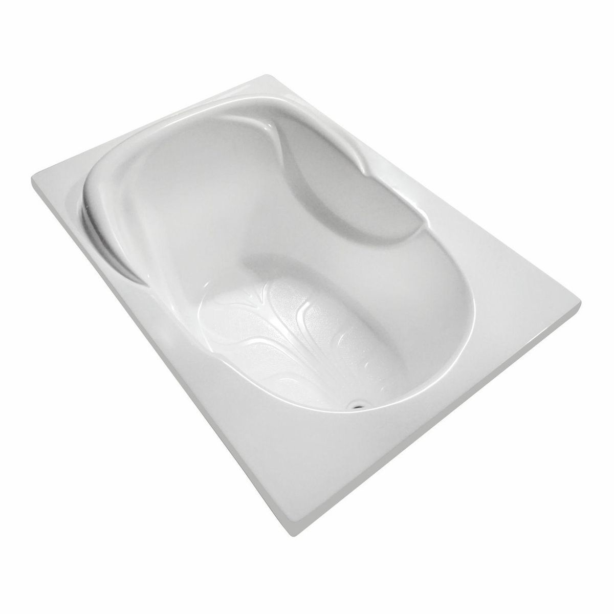 CUBA&SPA - Tina de Baño Rectangular Mini 110x76cm Blanca