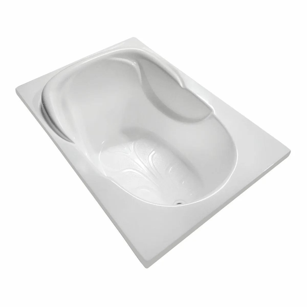 CUBA&SPA - Tina de Baño Rectangular Mini 110x76cm Blanca