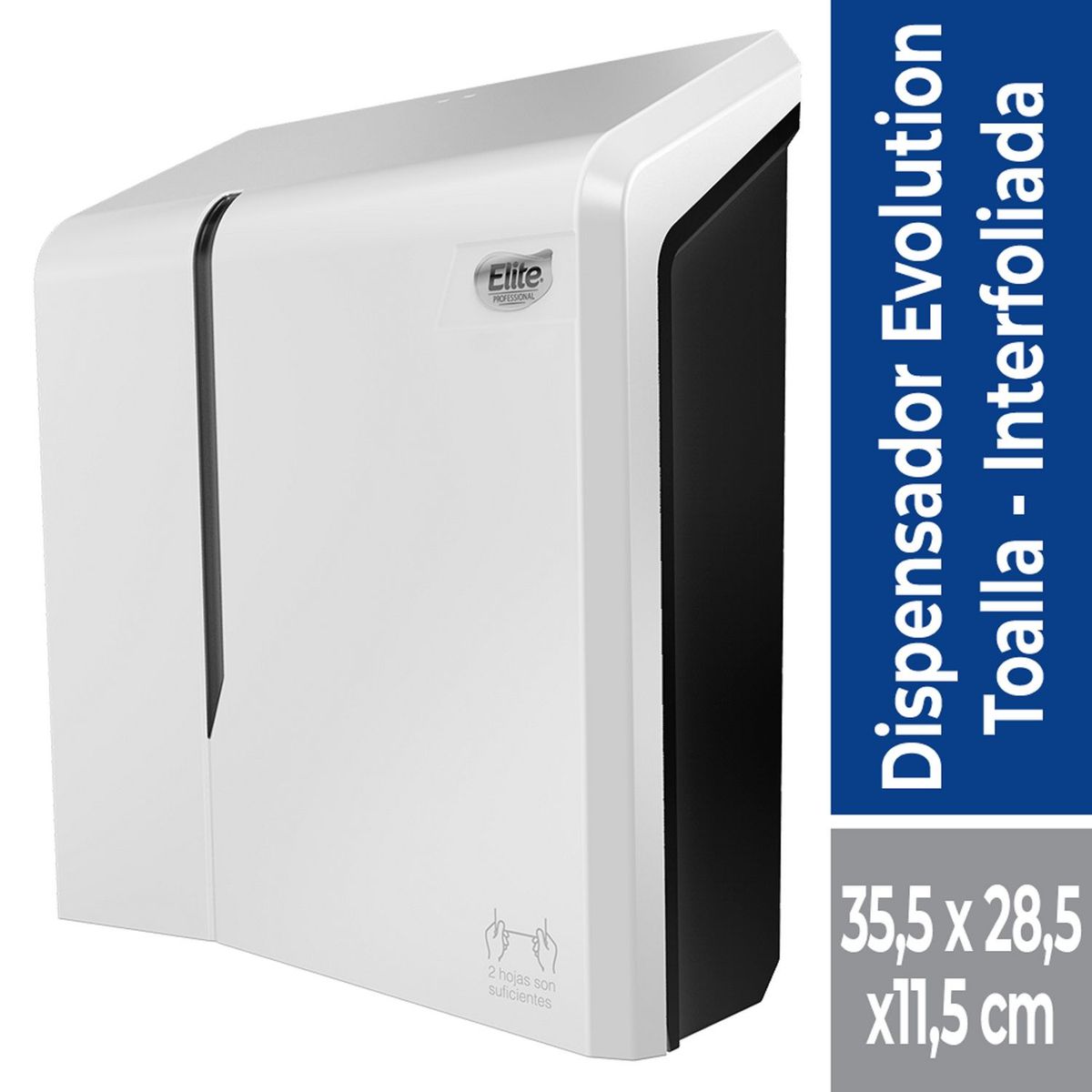 ELITE PROFESSIONAL - Dispensador Para Papel Toalla Interfoliado E-Votulion