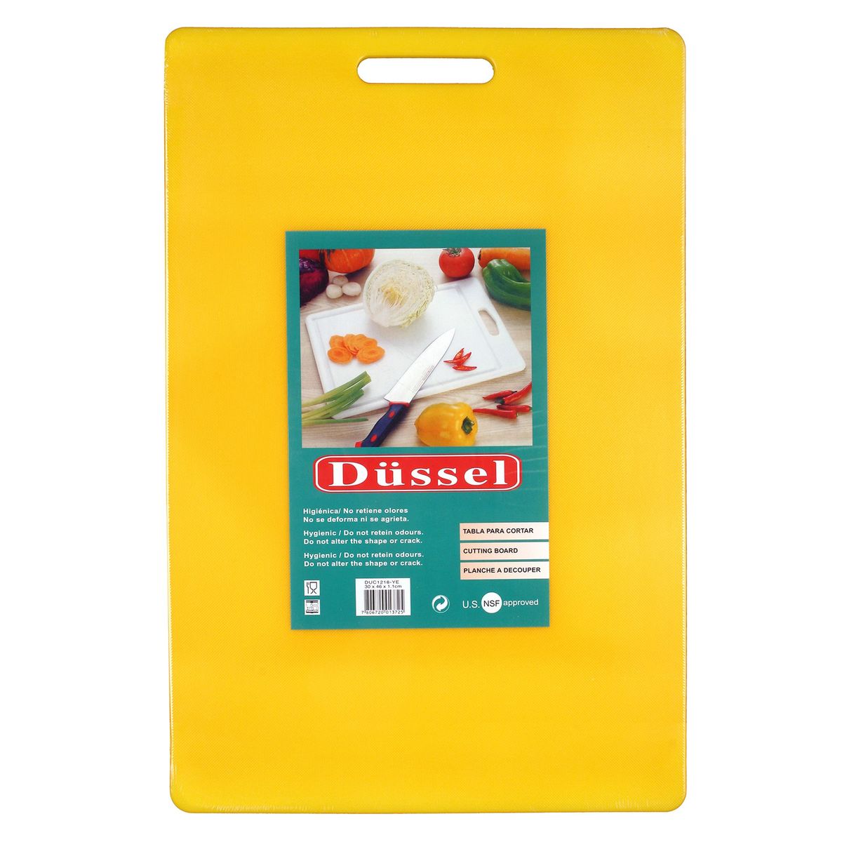DUSSEL - Tabla para Cortar Amarillo 30x46cm