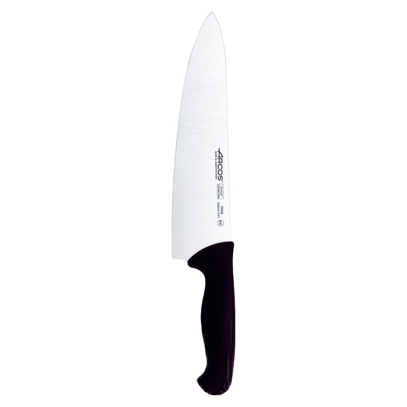 GLOBAL - Cuchillo de Cocina Negro 25cm
