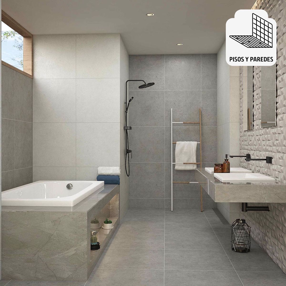 KLIPEN - Porcelanato Planet Silver Lapato 60x60cm 1.44m2