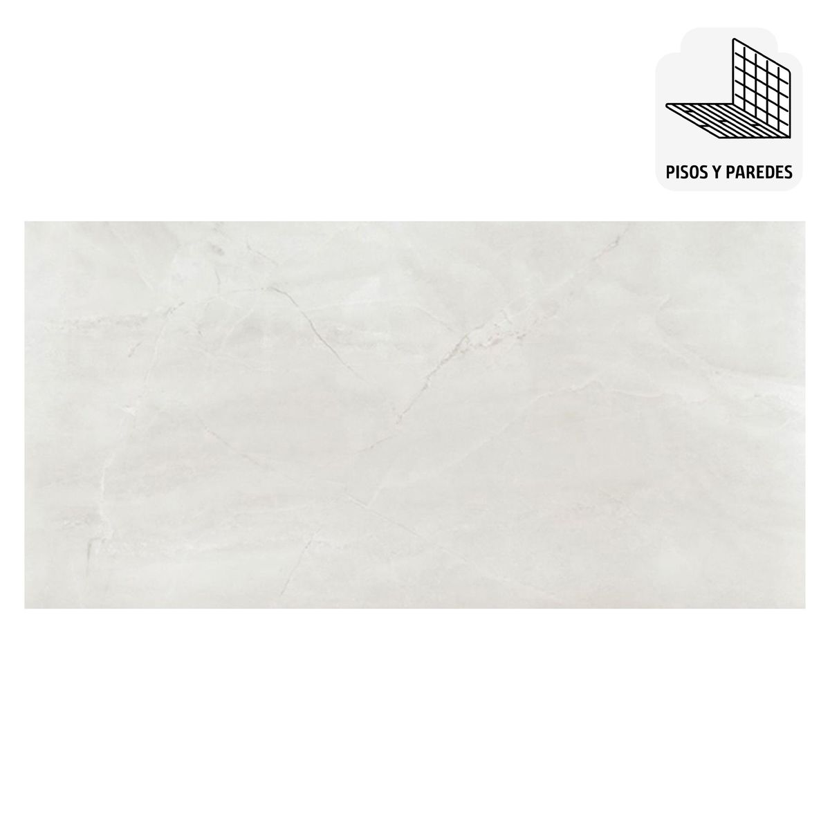 GRAIMAN - Porcelanato Siena Marfil Brillante 45x90cm 1.62m2
