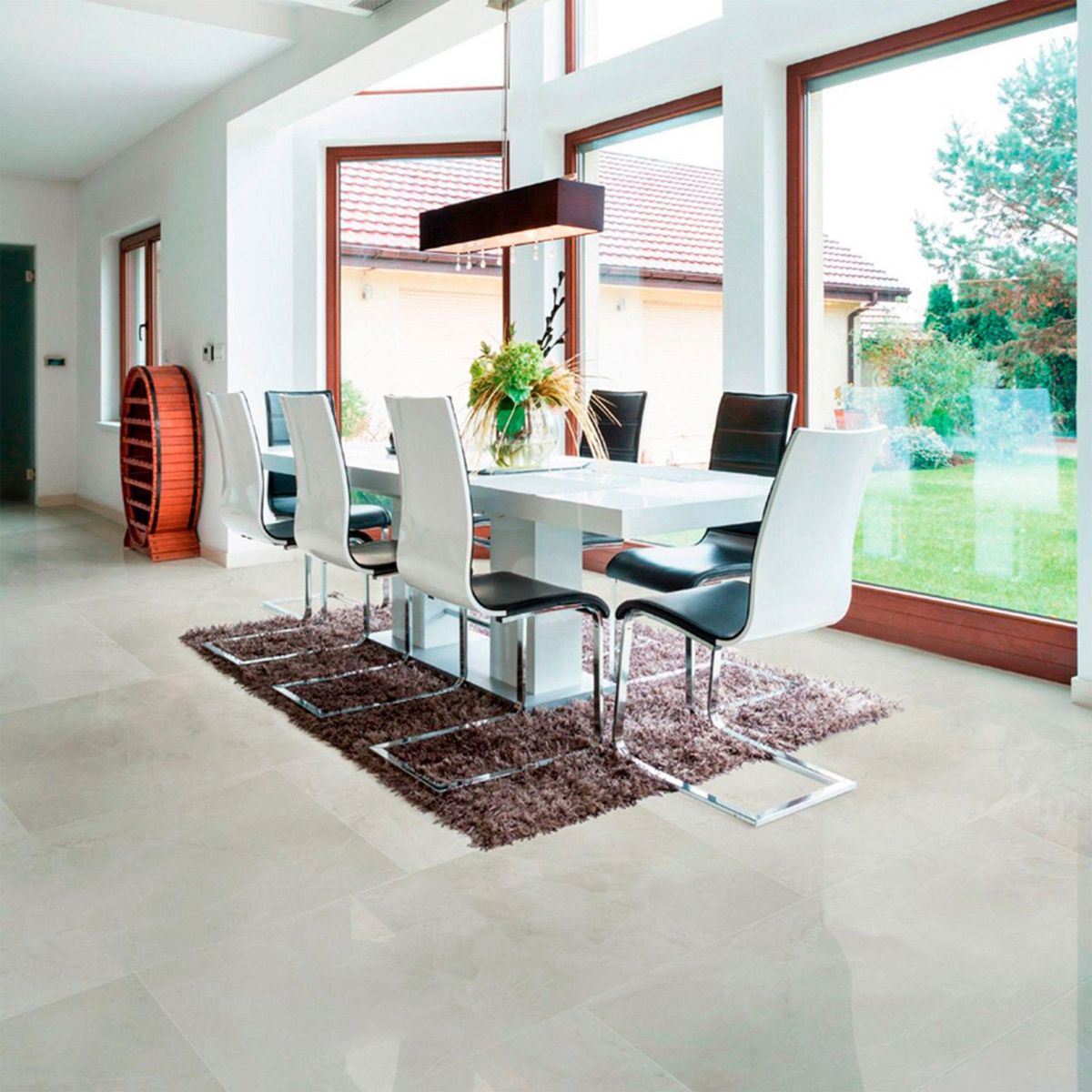 GRAIMAN - Porcelanato Siena Marfil Brillante 45x90cm 1.62m2