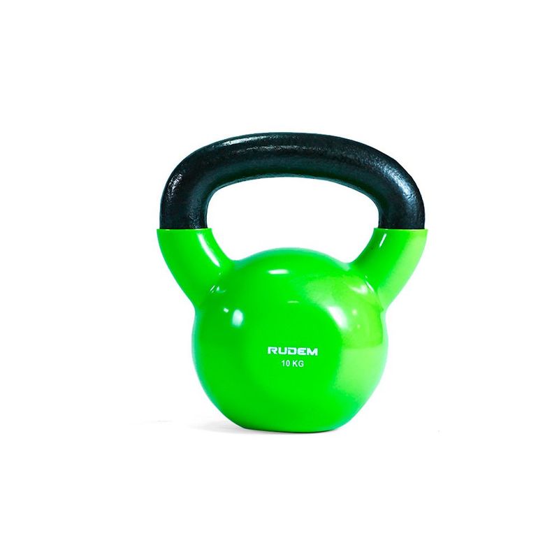 RUDEM - Pesas Rusas Recubierto de Jebe 10 Kg