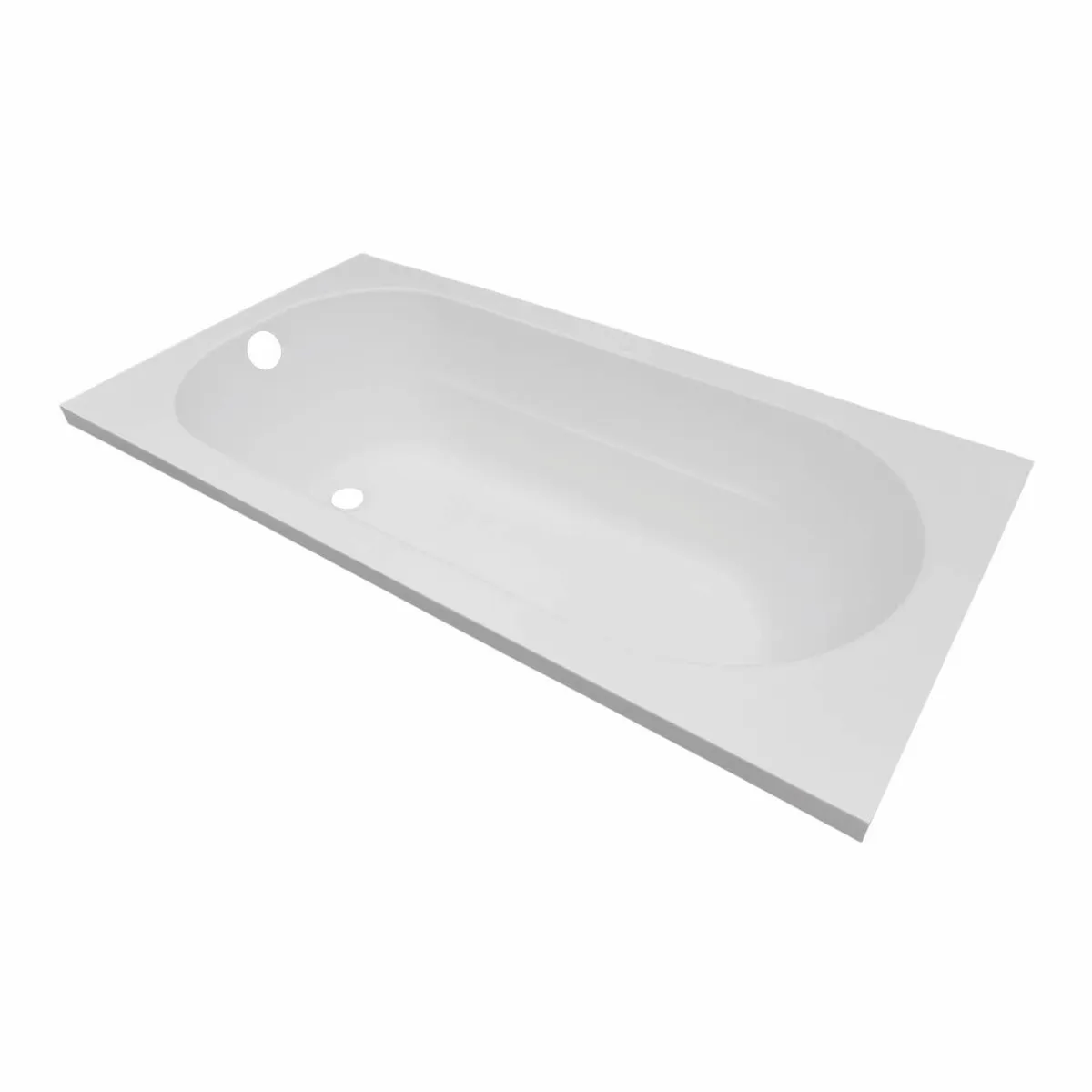 CUBA&SPA - Tina de Baño Rectangular Galaxy 140x75cm Blanca