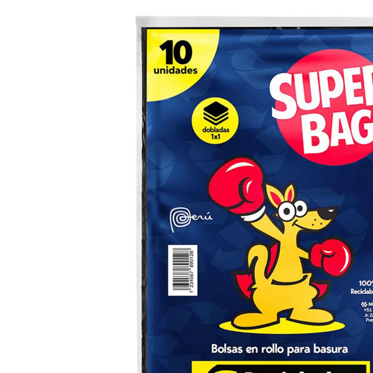 SUPERBAG - Bolsa para Basura 220 Litros 10und