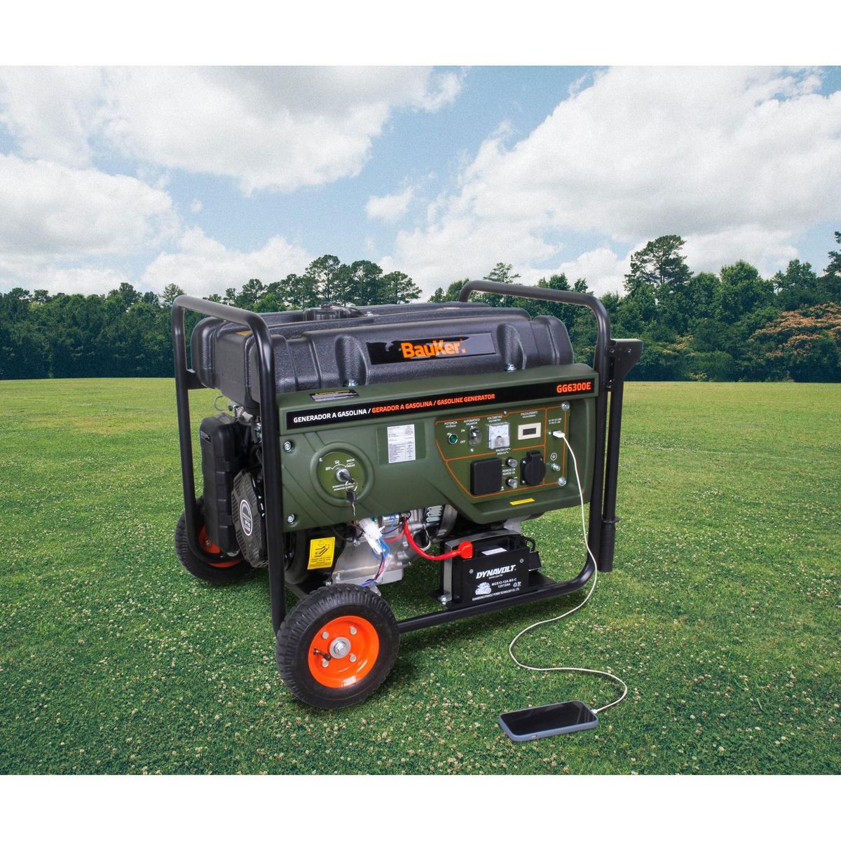 BAUKER - Generador 5.5Kw 220v 60hz