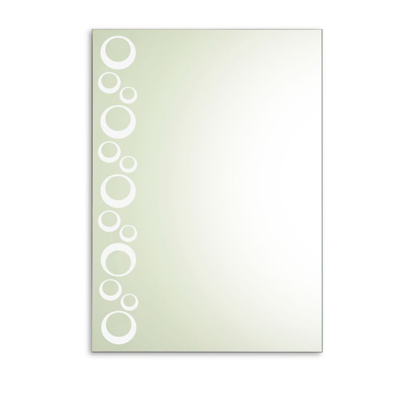  - Espejo de Baño Rectangular Burbujas Pavonadas 38x56cm