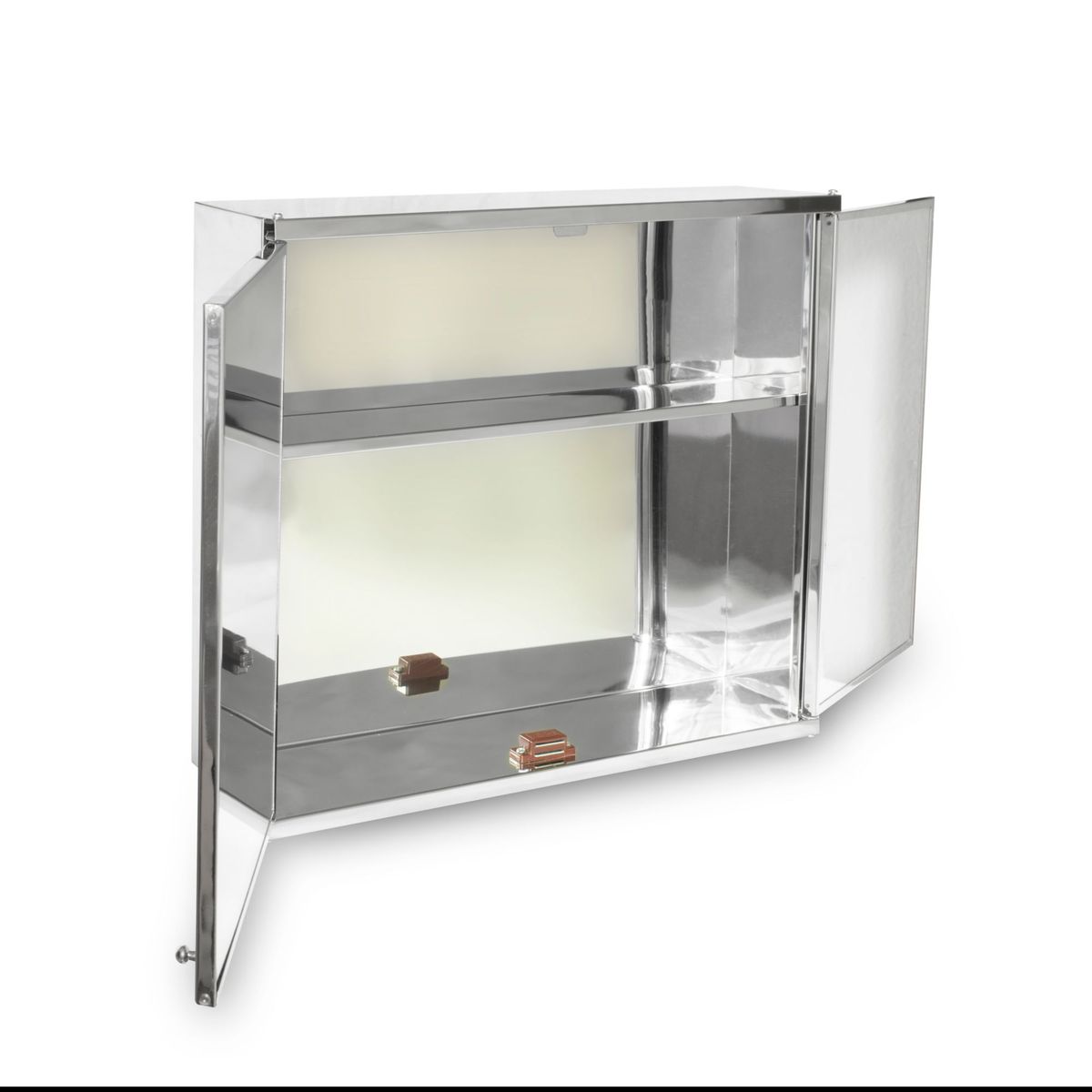  - Botiquin de Baño Dos Puertas con Espejo 38x51cm