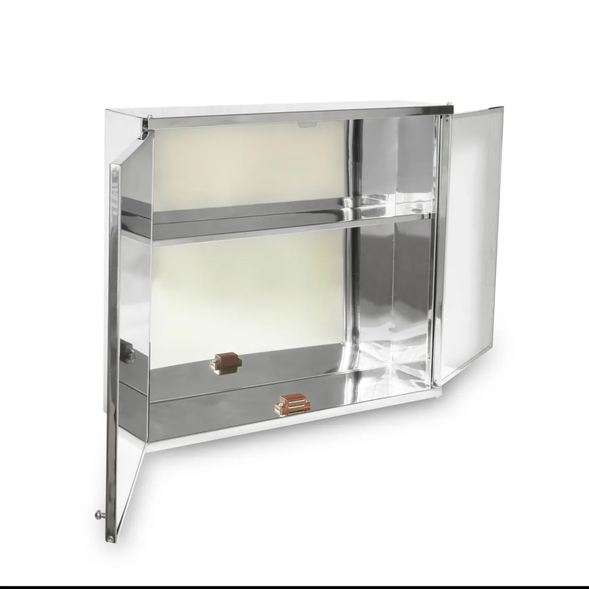  - Botiquin de Baño Dos Puertas con Espejo 38x51cm