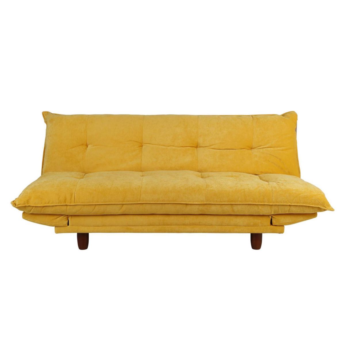 JUST HOME COLLECTION - Sofá Cama Pillow Mostaza 193x96x88cm