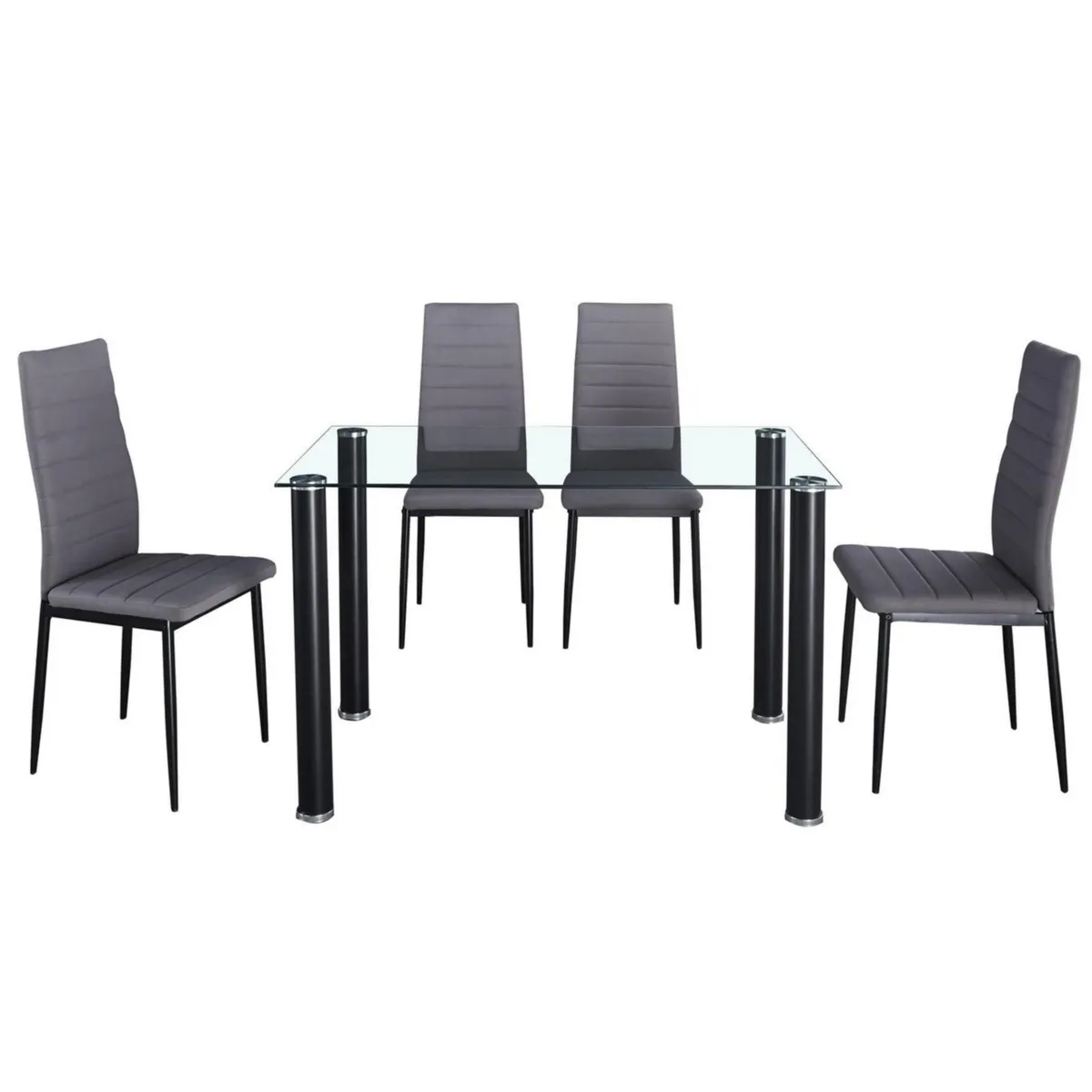 JUST HOME COLLECTION - Juego de Comedor 4 Sillas Shade