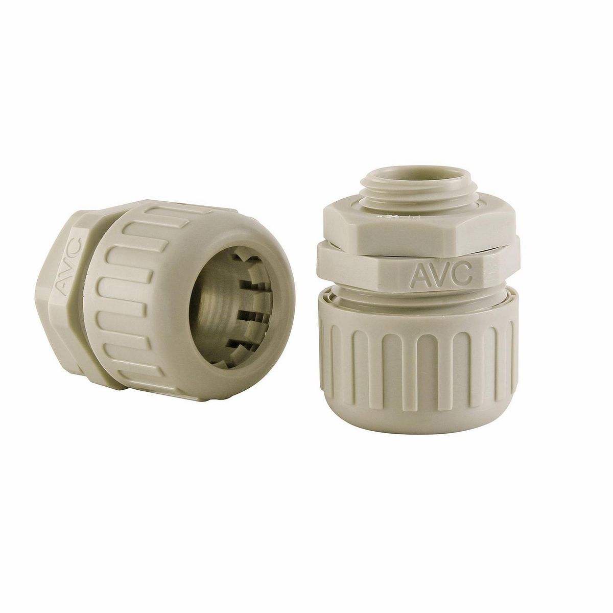  - Conector para Tubería Corrugado PVC 1/2" 2u