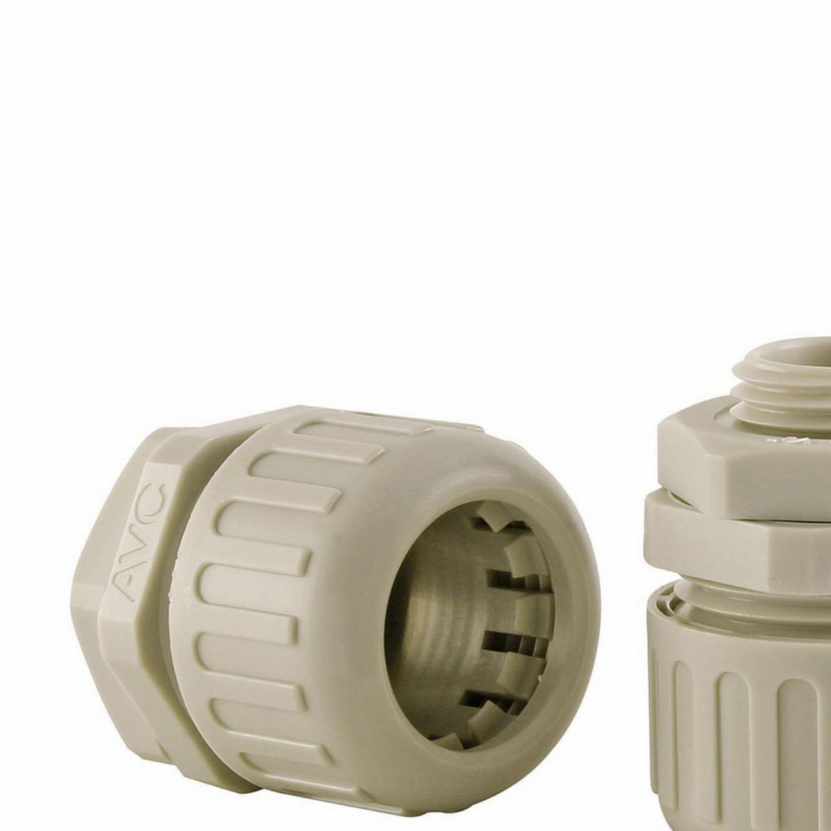  - Conector para Tubería Corrugado PVC 1/2" 2u