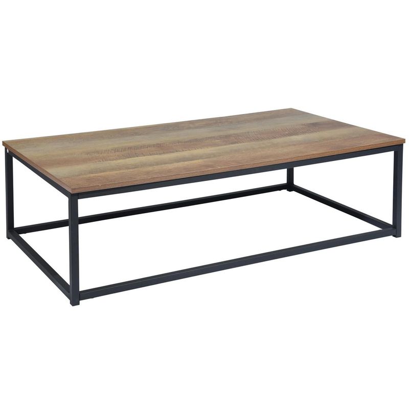 JUST HOME COLLECTION - Mesa de Centro Rectangular Facto Marrón